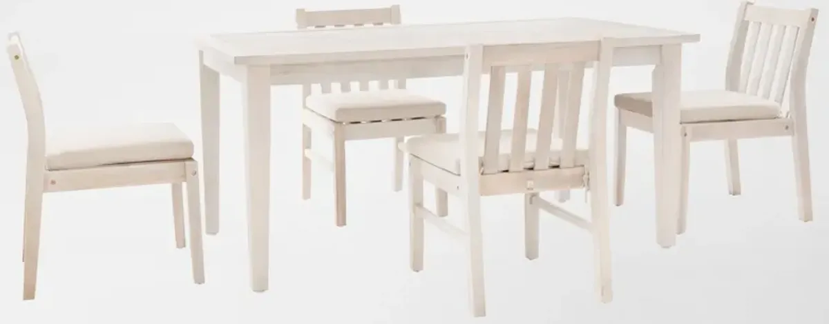 Annotto Bay Outdoor Dining Table and 4 chairs
