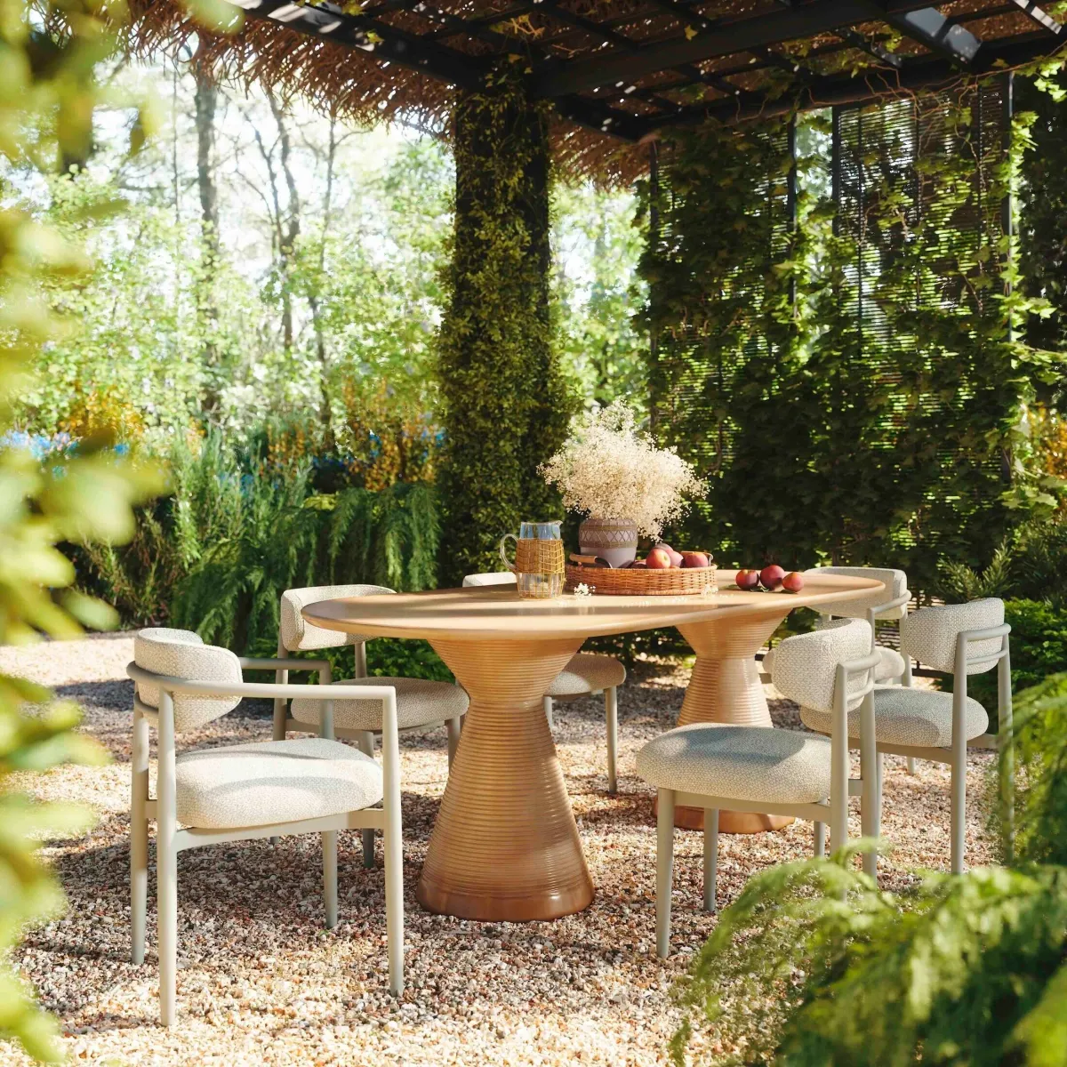Chatham Outdoor Dining Chair - Cream