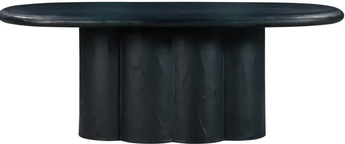 Bandalier Indoor/Outdoor Oval Dining Table - Black