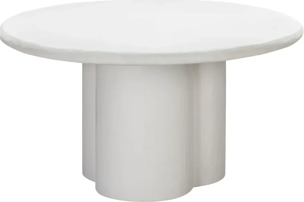 Bandalier Indoor/Outdoor Round Dining Table - White