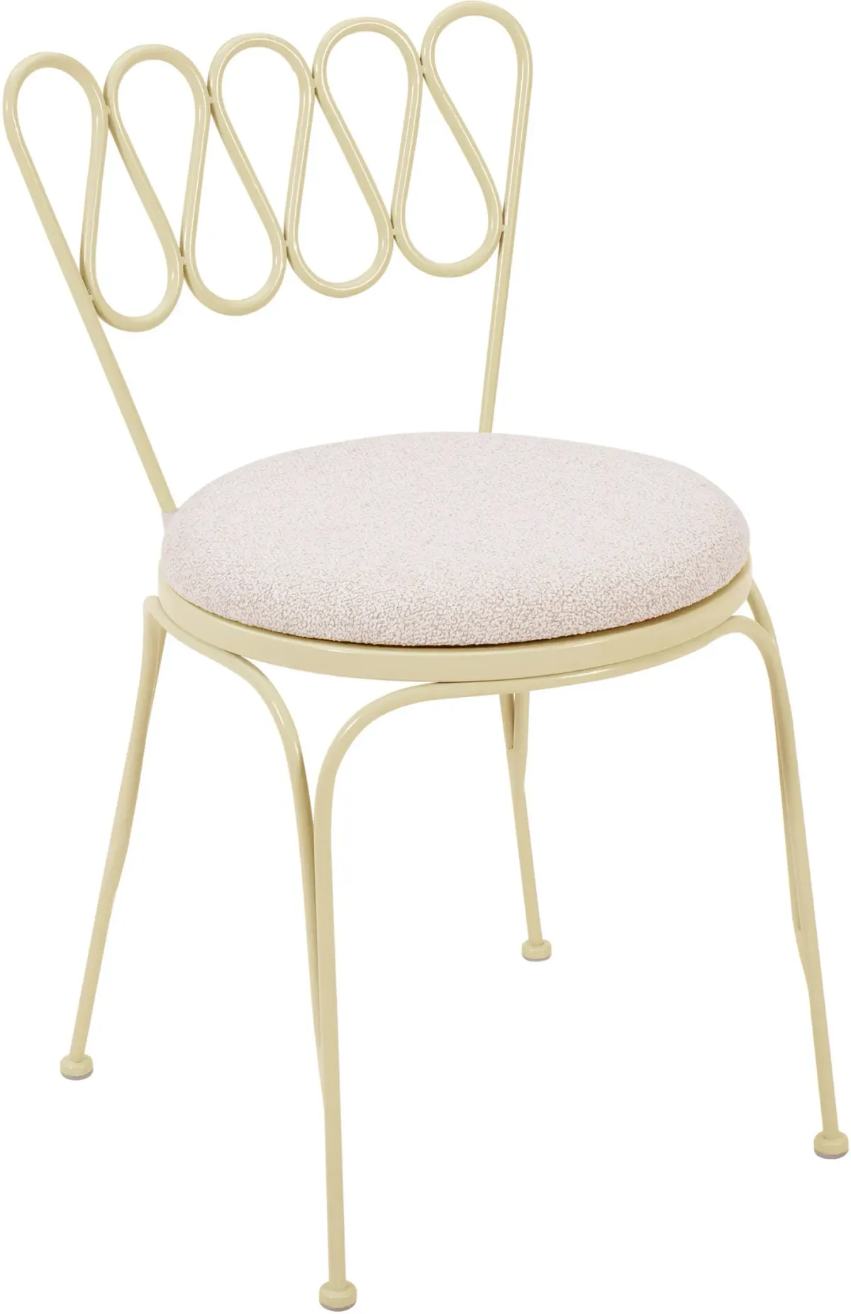 Plymouth Outdoor Dining Chair - Cream