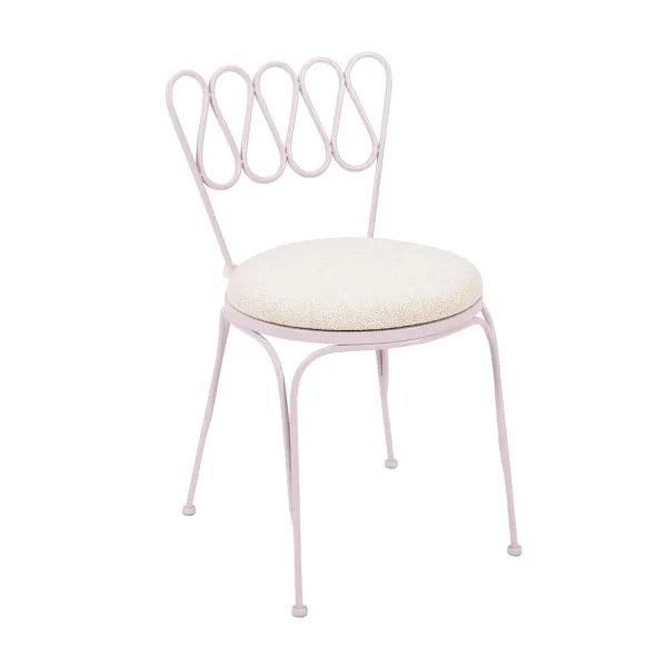 Plymouth Outdoor Dining Chair - Pink