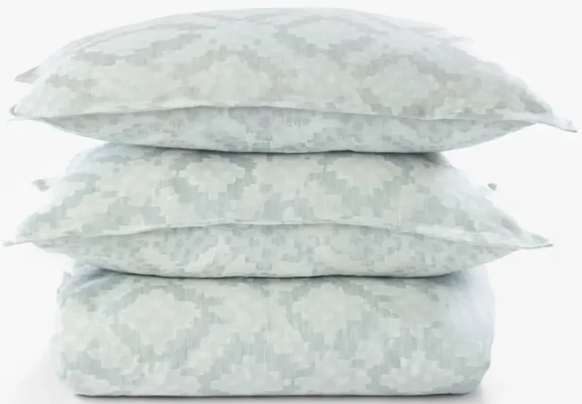 Dunn King Duvet Cover Set - Seaglass