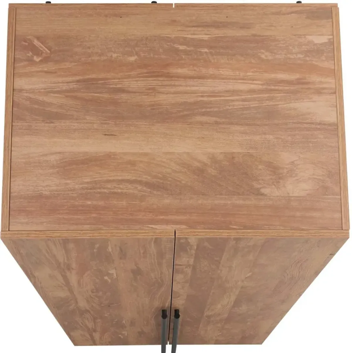 Rian Set of 2 Wardrobe Closets with 1 Hanging Rod, 1 Shelf, and 2 Drawers - Brown