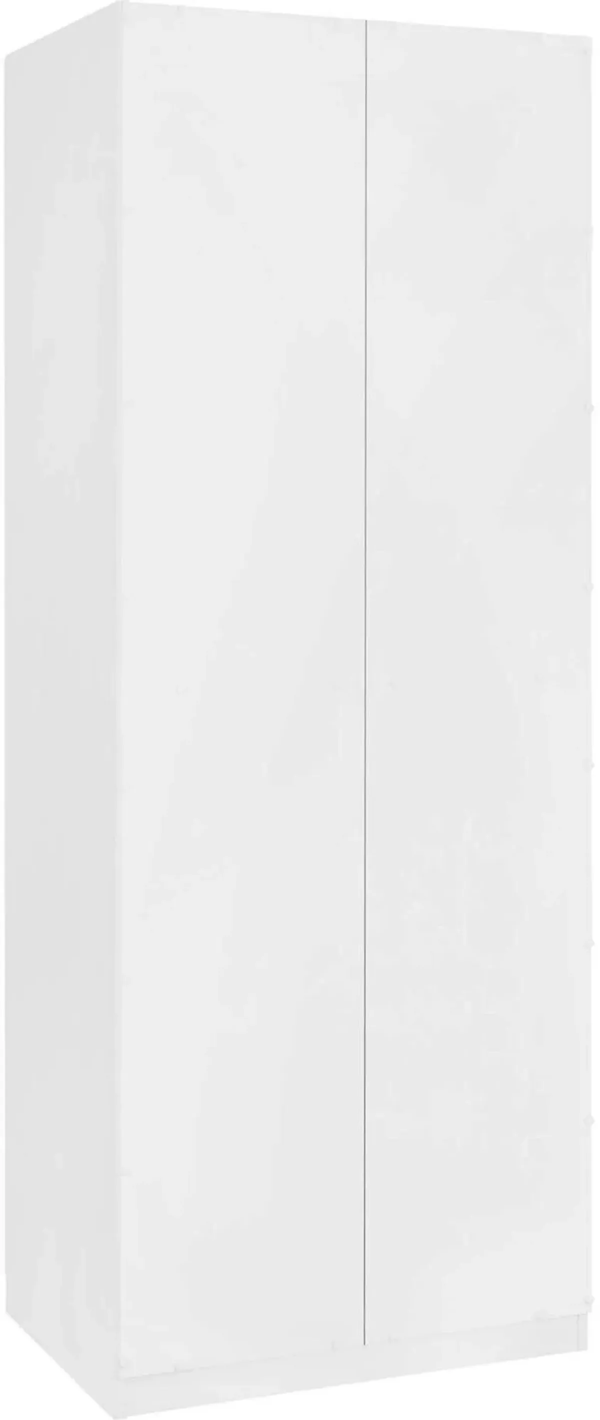 Rian Set of 3 Wardrobe Closets with 2 Hanging Rods, 4 Drawers, 3 Shoe Storage and 6 Shelves - White