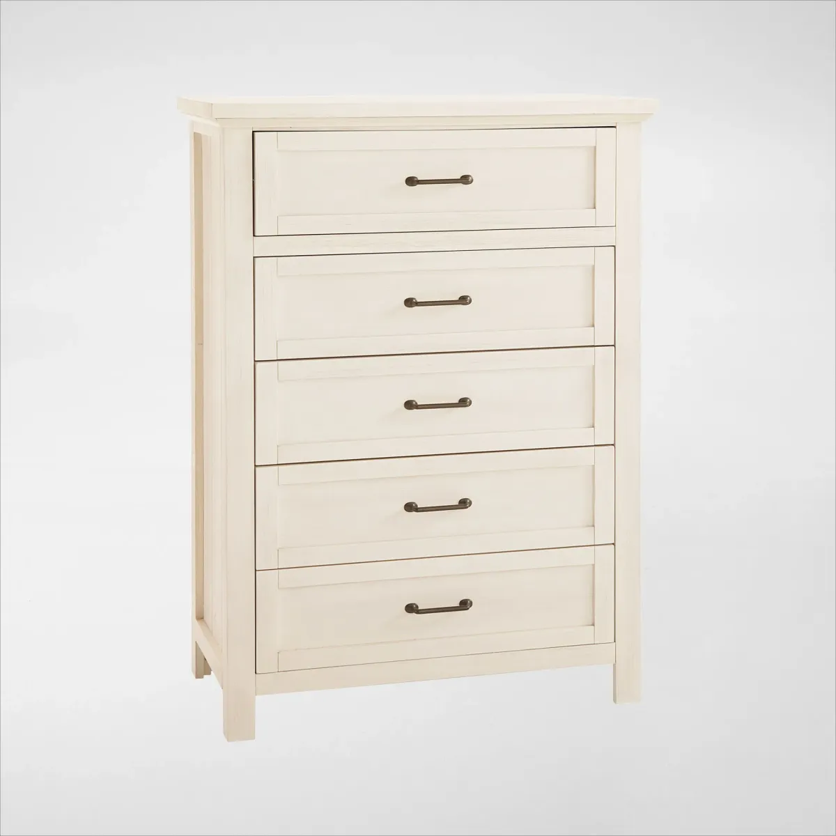 Miley 5-Drawer Chest - White