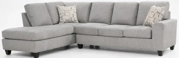 Canyon 2-Piece Sofa Sectional with Chaise - Gray