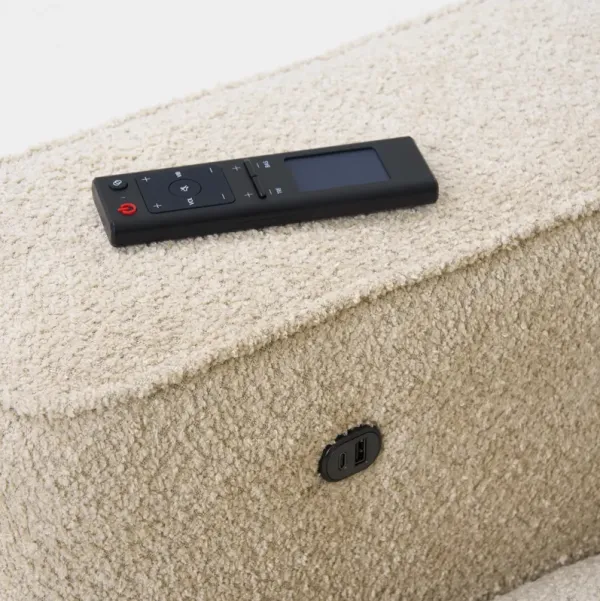 Modtech 5-Piece Sectional and Chair with Immersive Sound - Sand