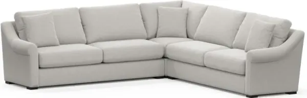 Bowery Foam Comfort 3-Piece Sleeper Sectional - Basker Dove