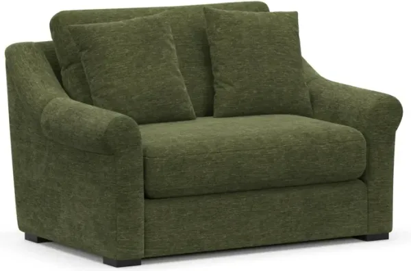 Bowery Foam Comfort Chair and a Half - Luscious Green