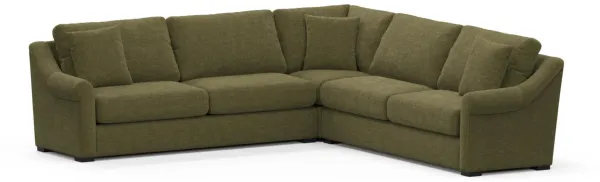 Bowery Foam Comfort Sleeper Sectional - Expedition Olive