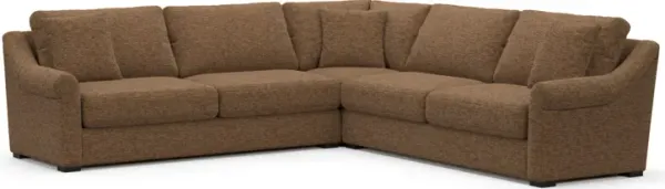 Bowery Foam Comfort Sleeper Sectional - Balvi Truffle