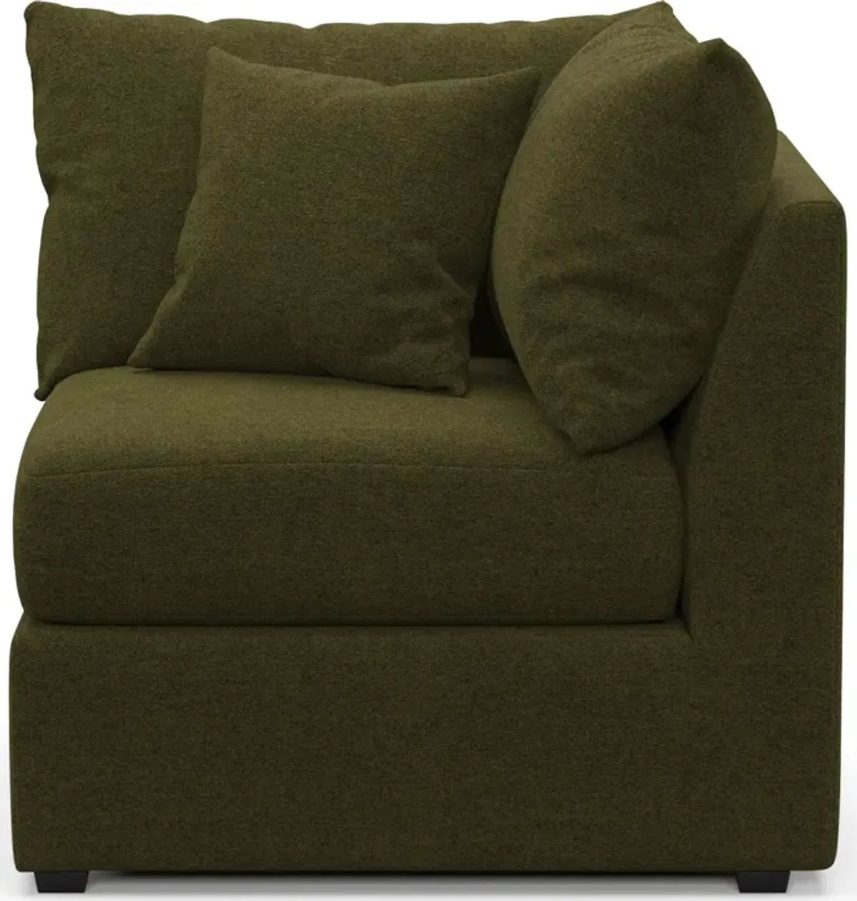 Nest Hybrid Comfort Corner Chair - Midcentury Peat