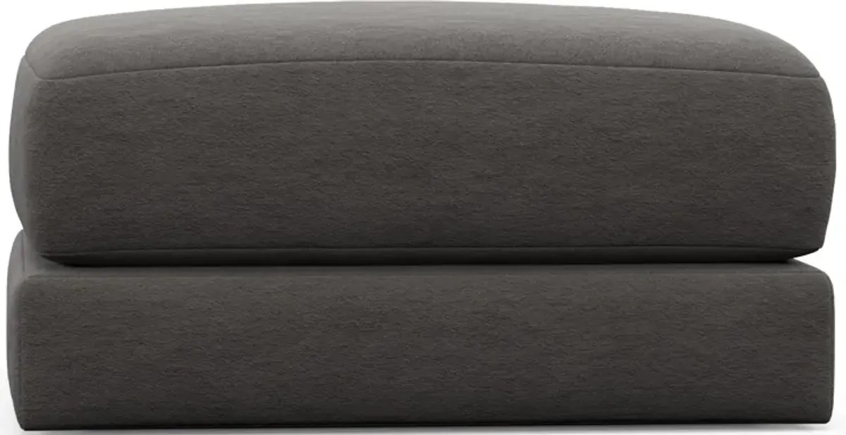 Nest Hybrid Comfort Short Ottoman - Merrimac Ash