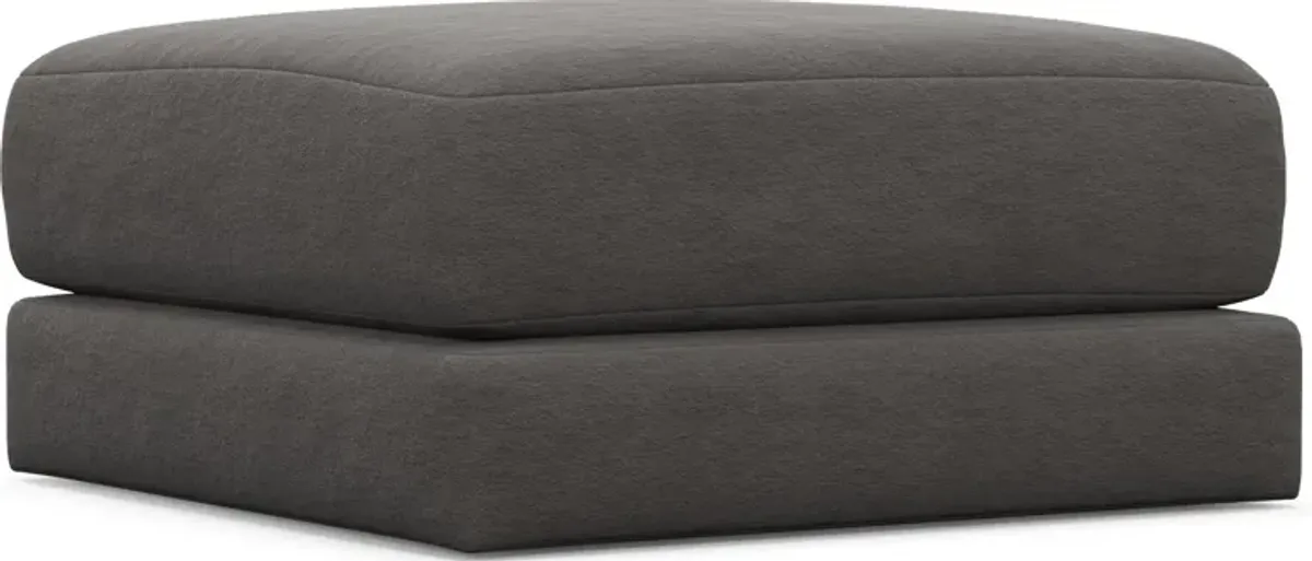 Nest Hybrid Comfort Short Ottoman - Merrimac Ash