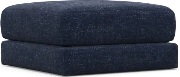 Nest Hybrid Comfort Ottoman - Sundar Navy