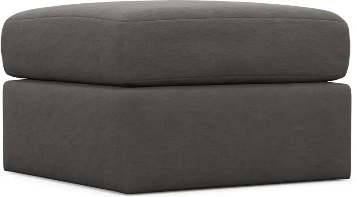 Nest Hybrid Comfort Tall Ottoman - Merrimac Ash