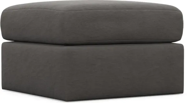 Nest Hybrid Comfort Tall Ottoman - Merrimac Ash