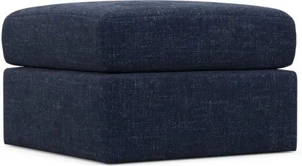 Nest Hybrid Comfort Ottoman - Sundar Navy
