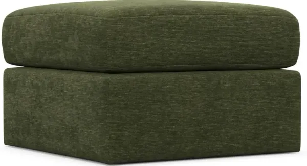 Nest Hybrid Comfort Ottoman - Luscious Green
