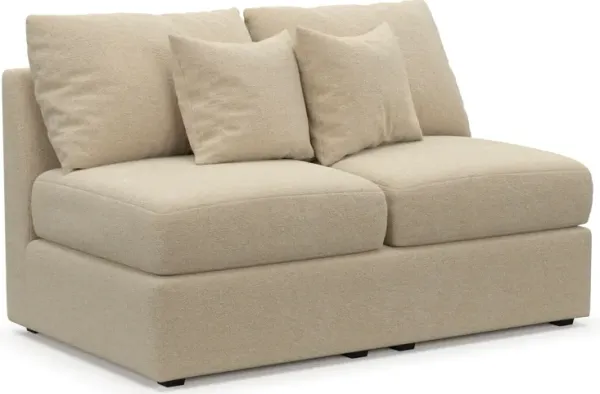 Nest Hybrid Comfort Armless Loveseat - Midcentury Sand