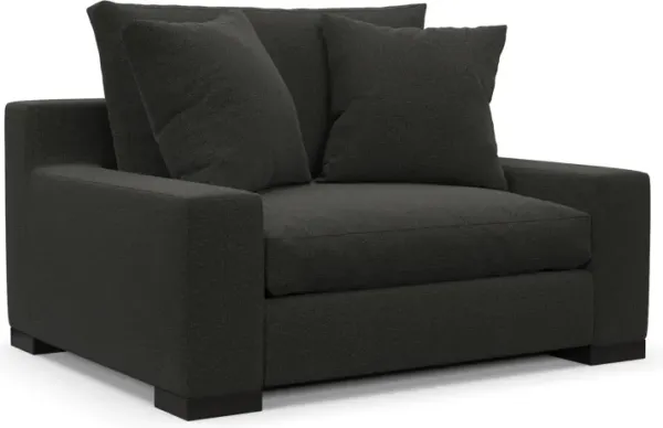 Ethan Hybrid Comfort Chair and a Half - Liv Onyx