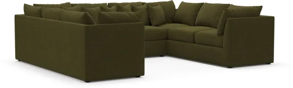 Nest Hybrid Comfort Sectional - Midcentury Peat