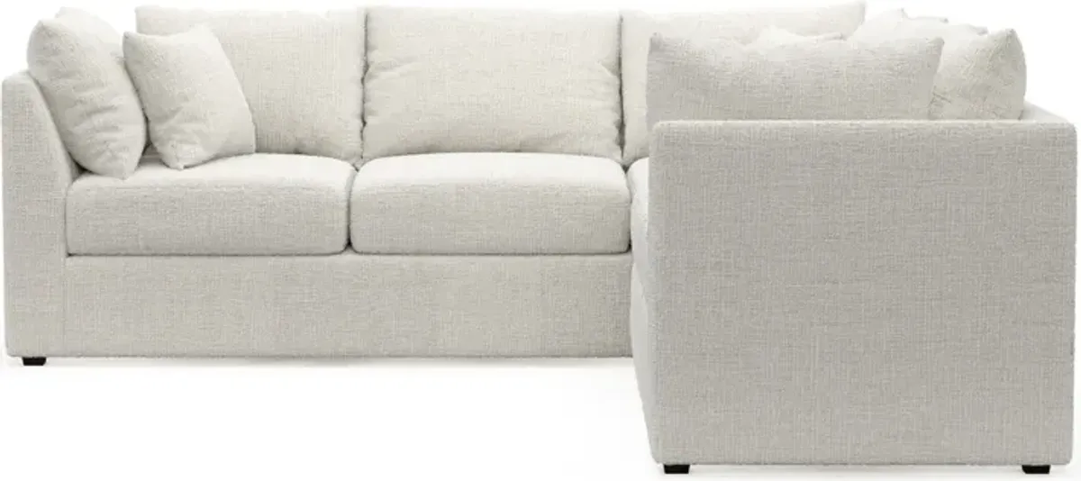 Nest Hybrid Comfort 3-Piece Small Sectional - Bantu Pearl