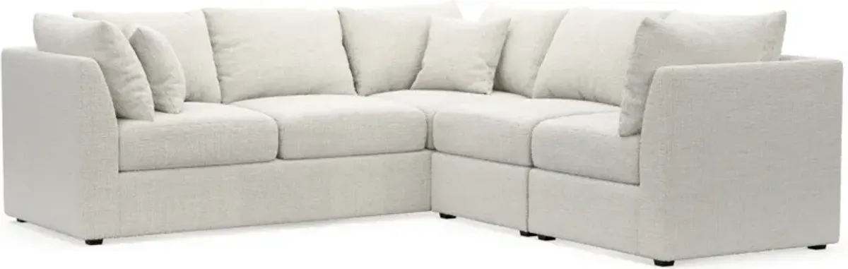 Nest Hybrid Comfort 3-Piece Small Sectional - Bantu Pearl