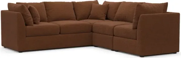 Nest Hybrid Comfort Sectional - Nora Chocolate