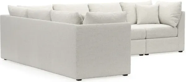 Nest Hybrid Comfort 3-Piece Large Sectional - Bantu Pearl