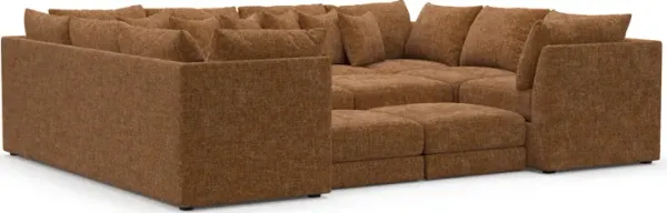 Nest Hybrid Comfort Sectional - Sundar Spice