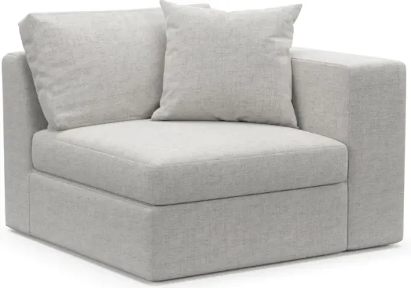 Collin Foam Comfort Right-Facing Chair - Adario Fog