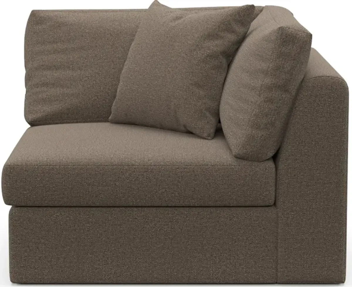 Collin Foam Comfort Corner Chair - Liv Umber