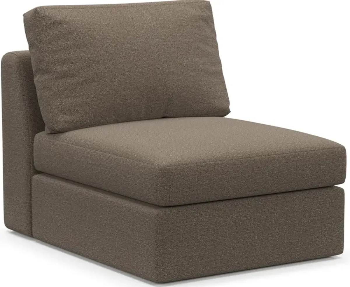 Collin Foam Comfort Armless Chair - Liv Umber