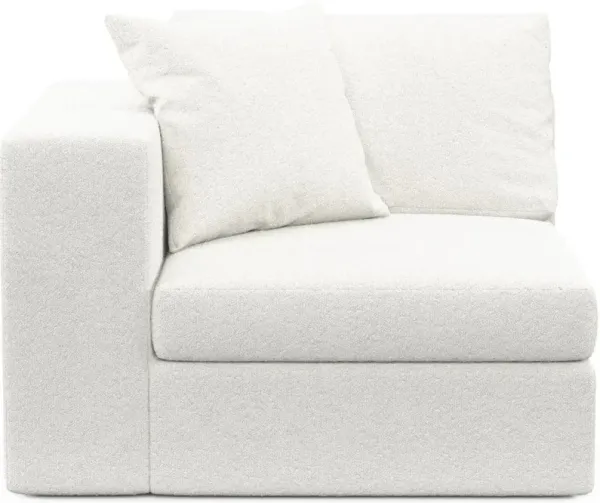 Collin Foam Comfort Left Arm Facing Chair - Blimey Cloud