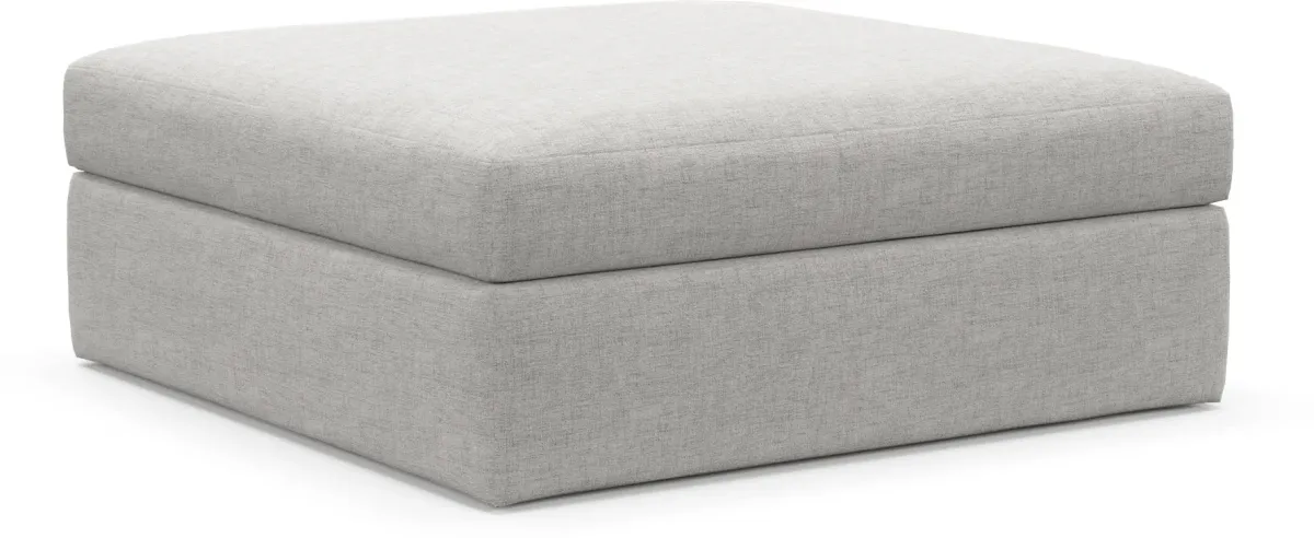 Collin Foam Comfort Ottoman - Adario Fog