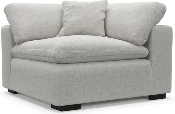Plush Feathered Comfort Corner Chair - Adario Fog