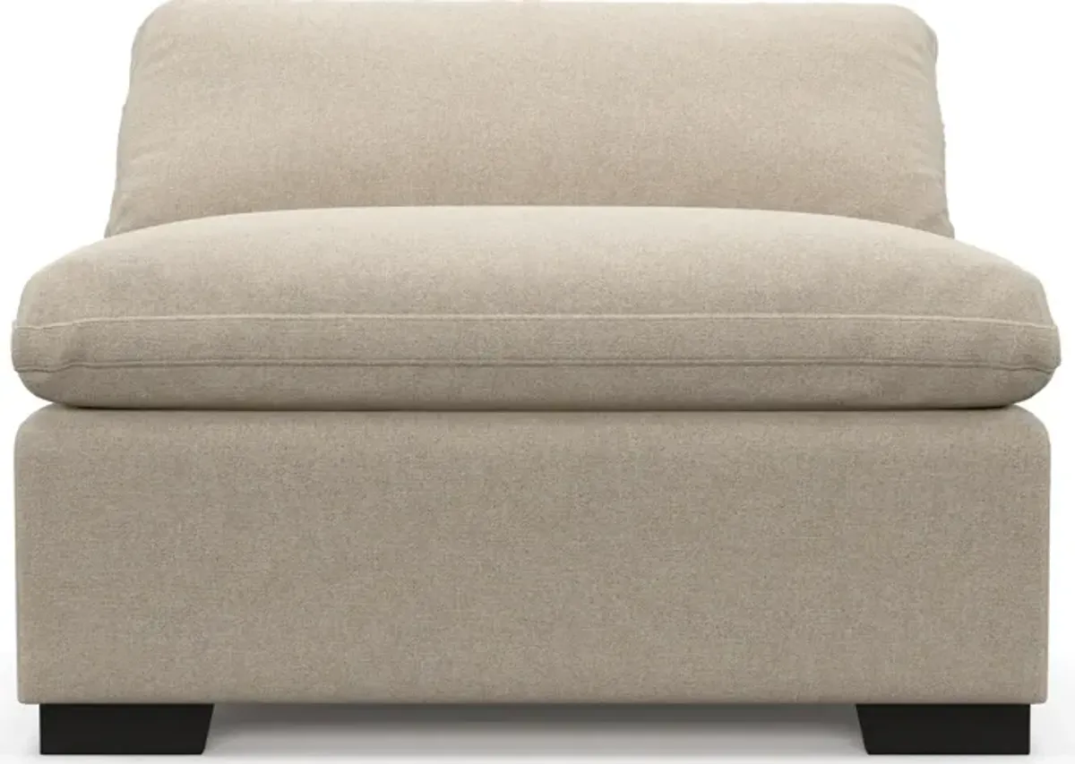 Plush Feathered Comfort Armless Chair - Basker Antique