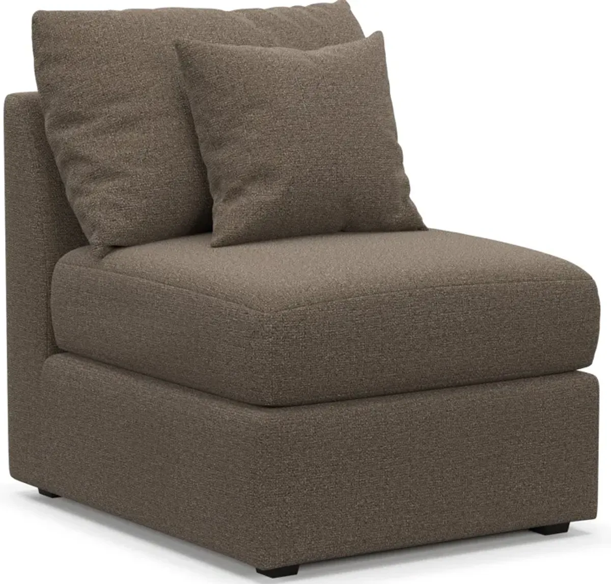 Nest Hybrid Comfort Armless Chair - Liv Umber