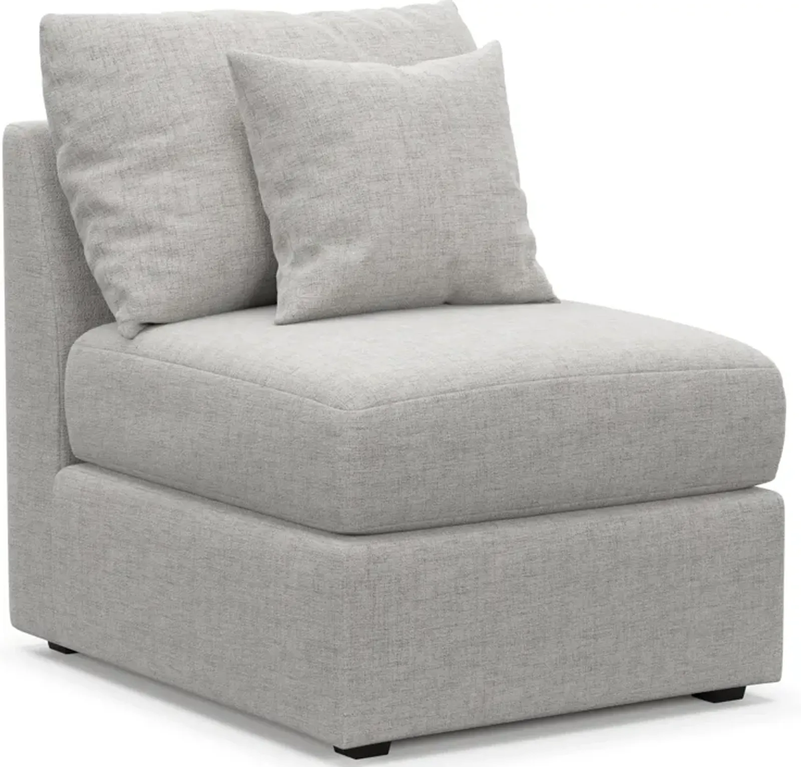 Nest Hybrid Comfort Armless Chair - Adario Fog