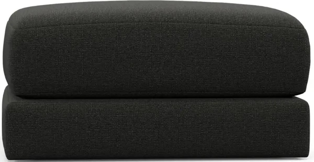 Nest Hybrid Comfort Short Ottoman - Liv Onyx