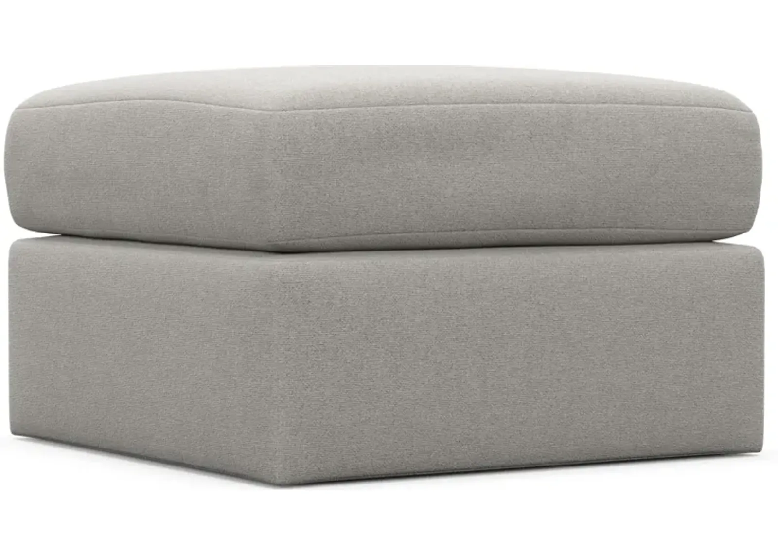 Nest Hybrid Comfort Tall Ottoman - Basker Dove