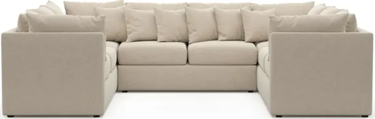 Nest Hybrid Comfort 3-Piece Pit Sectional - Basker Antique