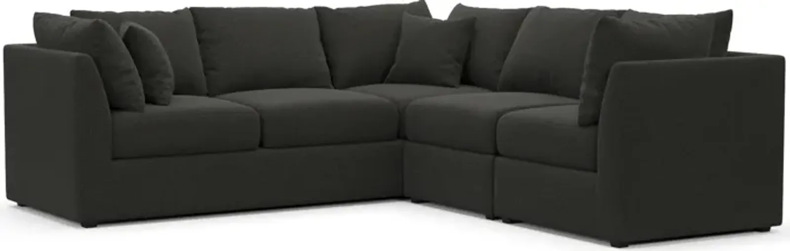 Nest Hybrid Comfort 3-Piece Small Sectional - Liv Onyx