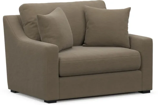 Dobson Foam Comfort Chair and a Half - Merrimac Brownstone