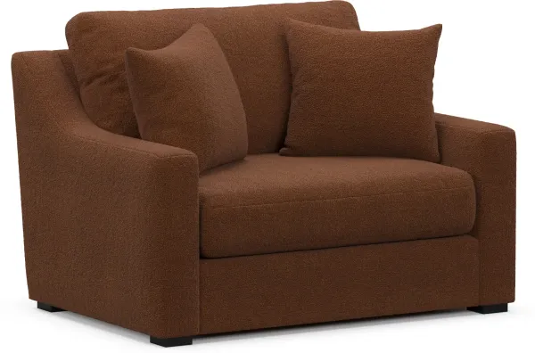 Dobson Foam Comfort Chair and a Half - Nora Chocolate