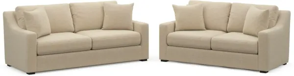 Dobson Foam Comfort 2 Pc. Living Room - Midcentury Sand
