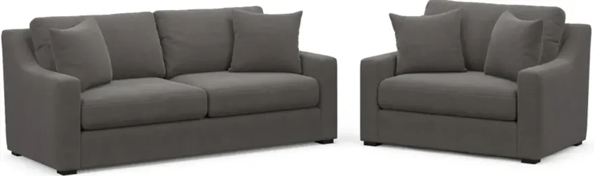 Dobson Foam Comfort 2 Pc. Living Room - Merrimac Ash