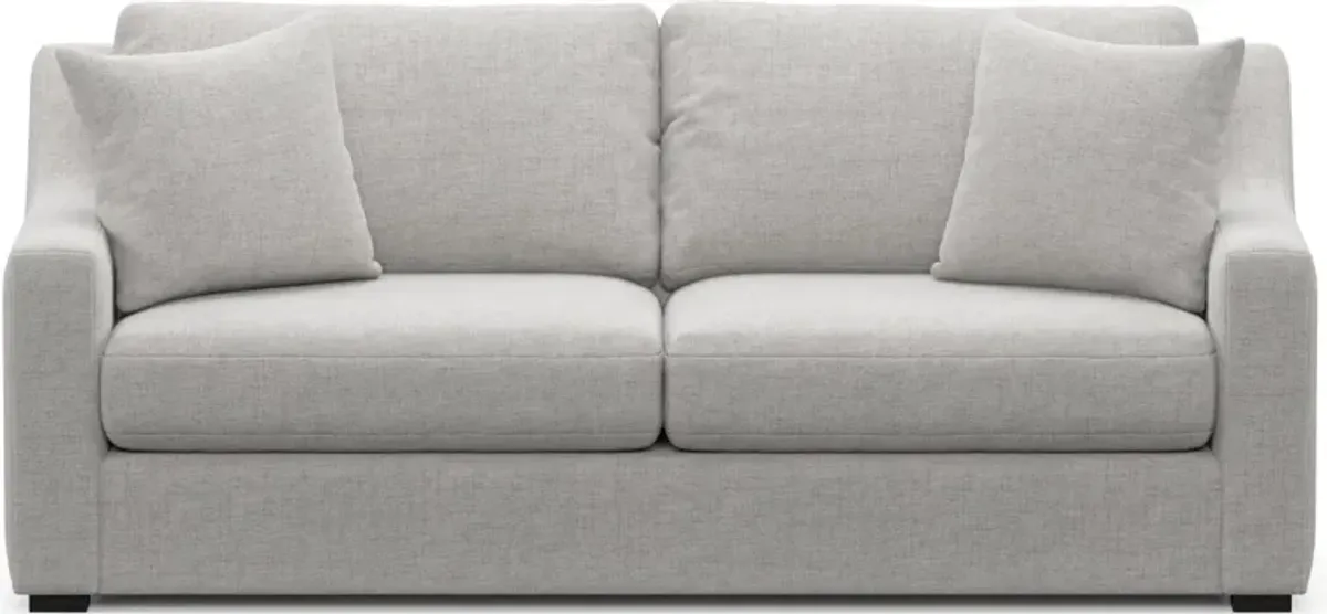 Dobson Foam Comfort Sofa - Adario Fog